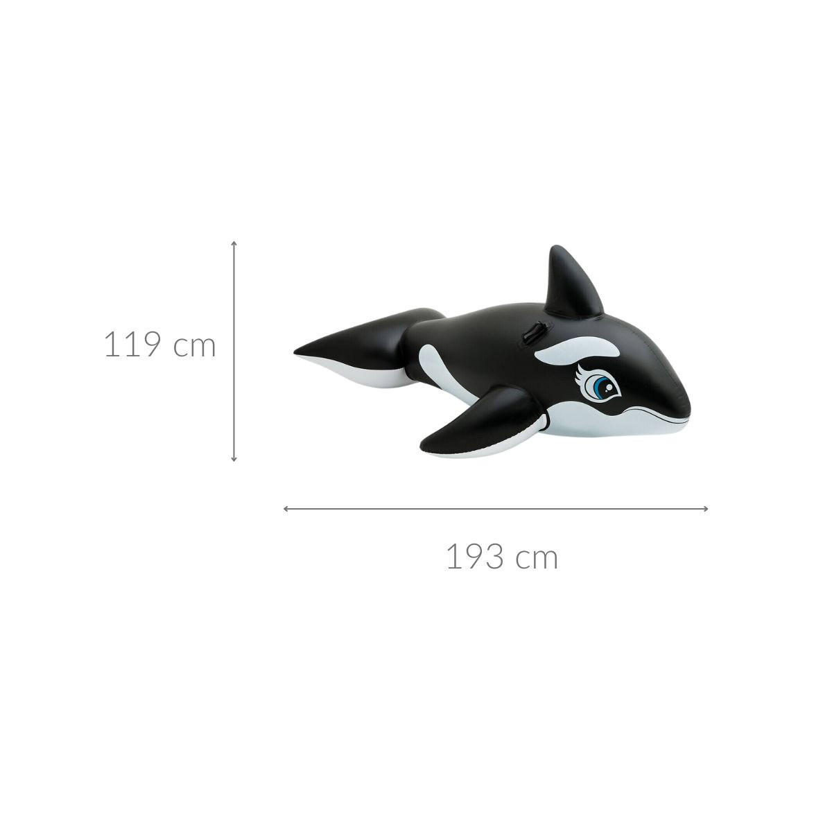 SCHWIMMTIER WAL - Multicolor, Kunststoff (193/80/119cm)