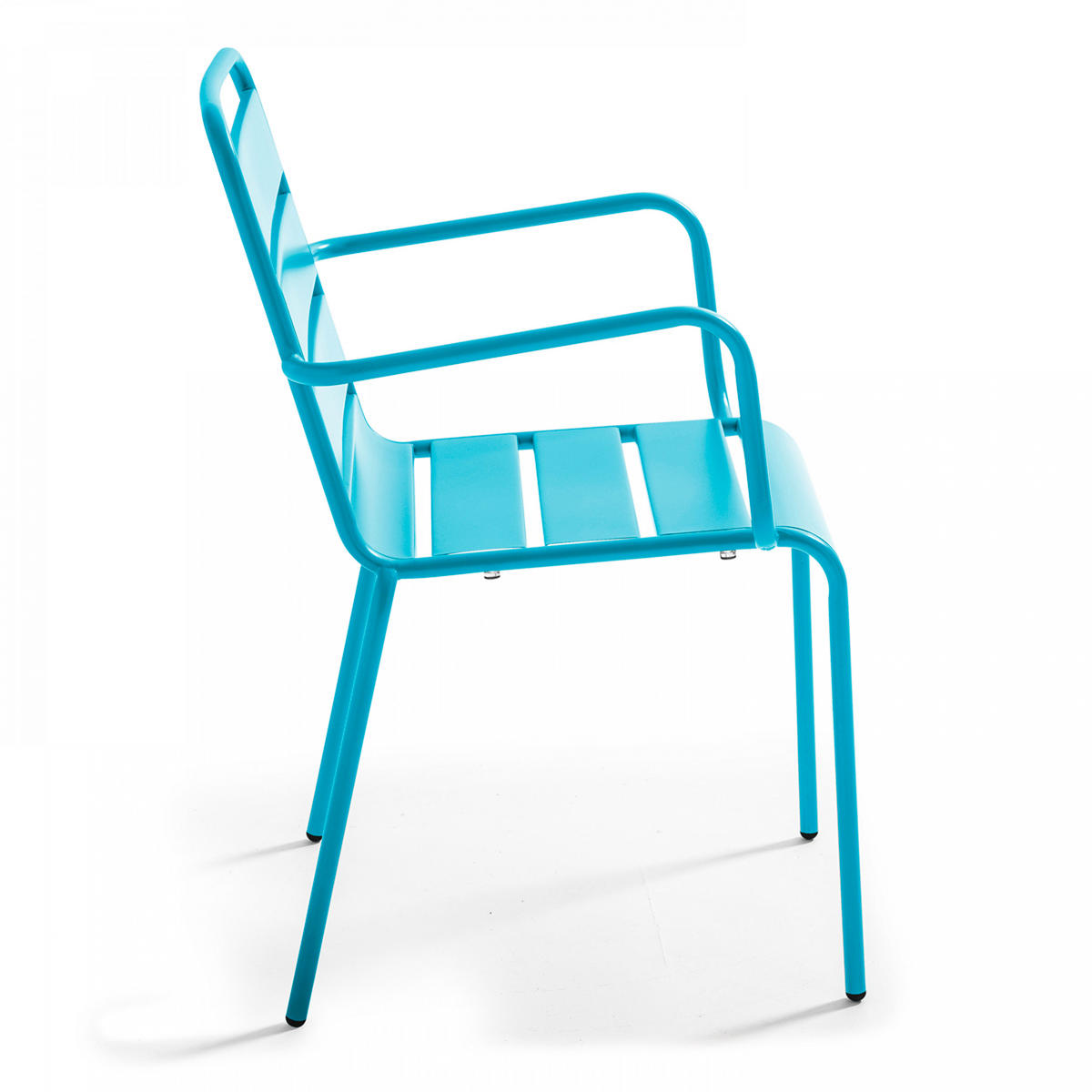 GARTENSET 3-tlg., Blau - Blau, Metall - Oviala