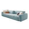 SOFA MIT SITZTIEFENVERSTELLUNG PALACE Blau Cord - Blau, Textil (298/74/120cm) - KAWOLA
