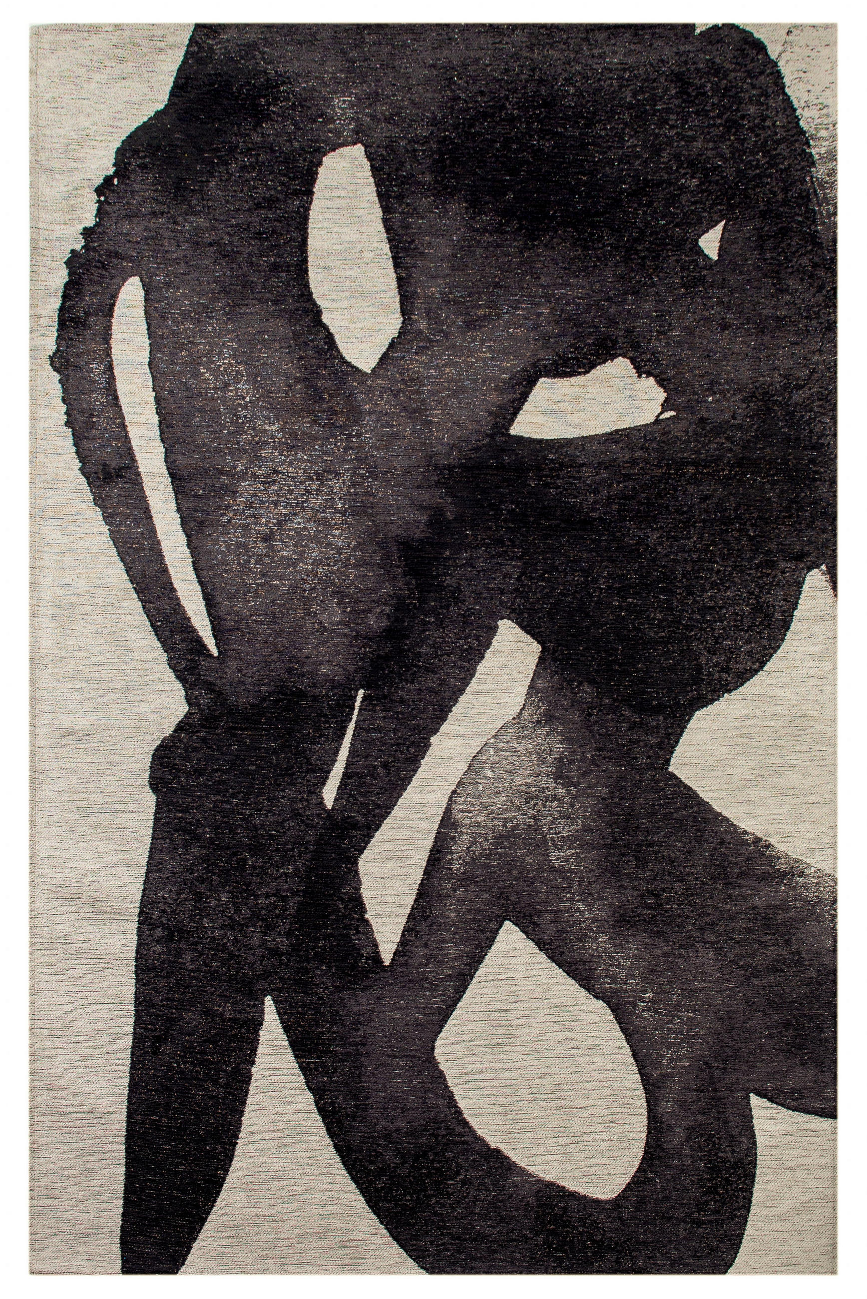 TEPPICH modern Flachgewebe YOYO Schwarz 240 x 340 cm - Schwarz, Textil (240/340cm) - Novatrend