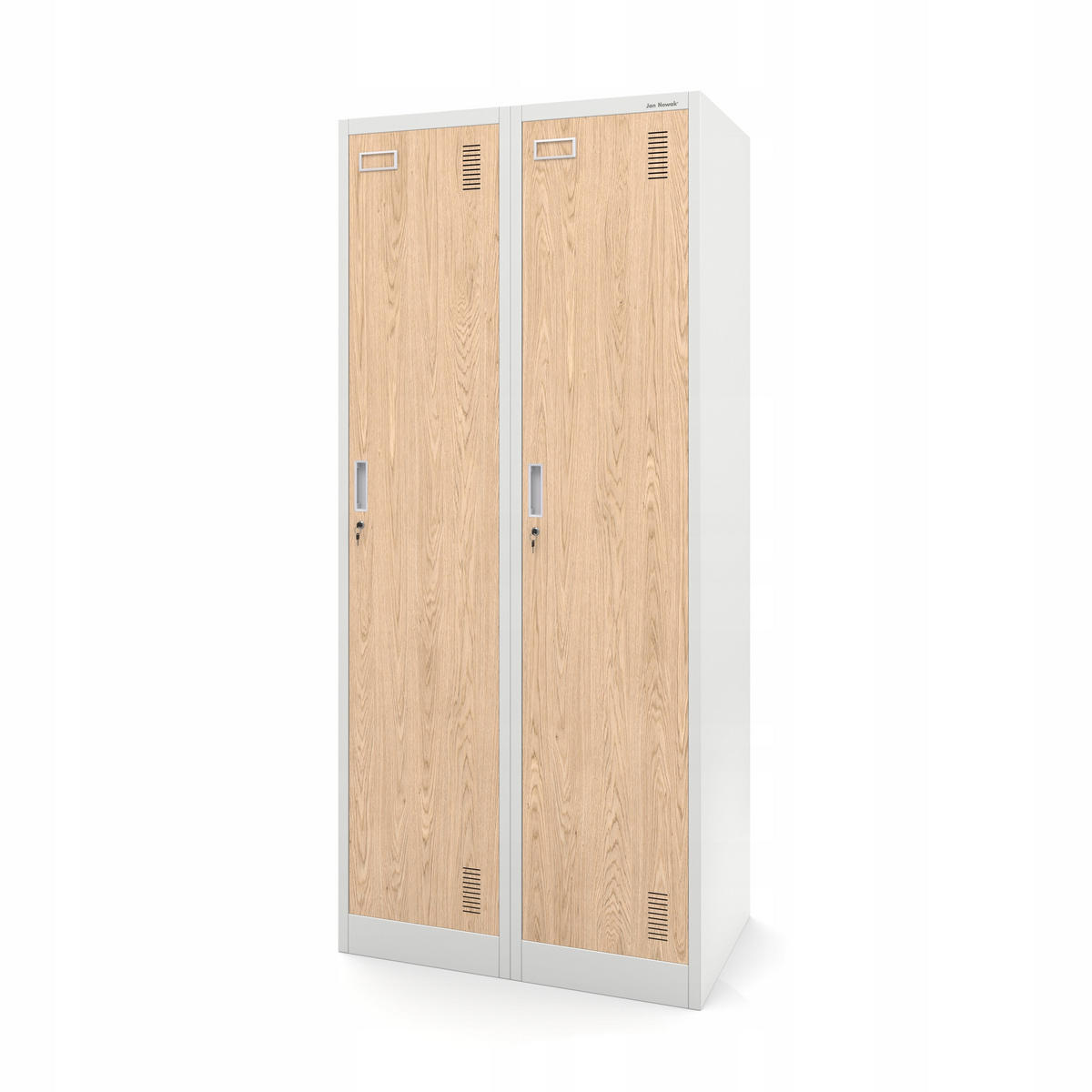 UMKLEIDESCHRANK KACPER - Beige/Weiß, Metall (80/180/50cm) - Jan Nowak