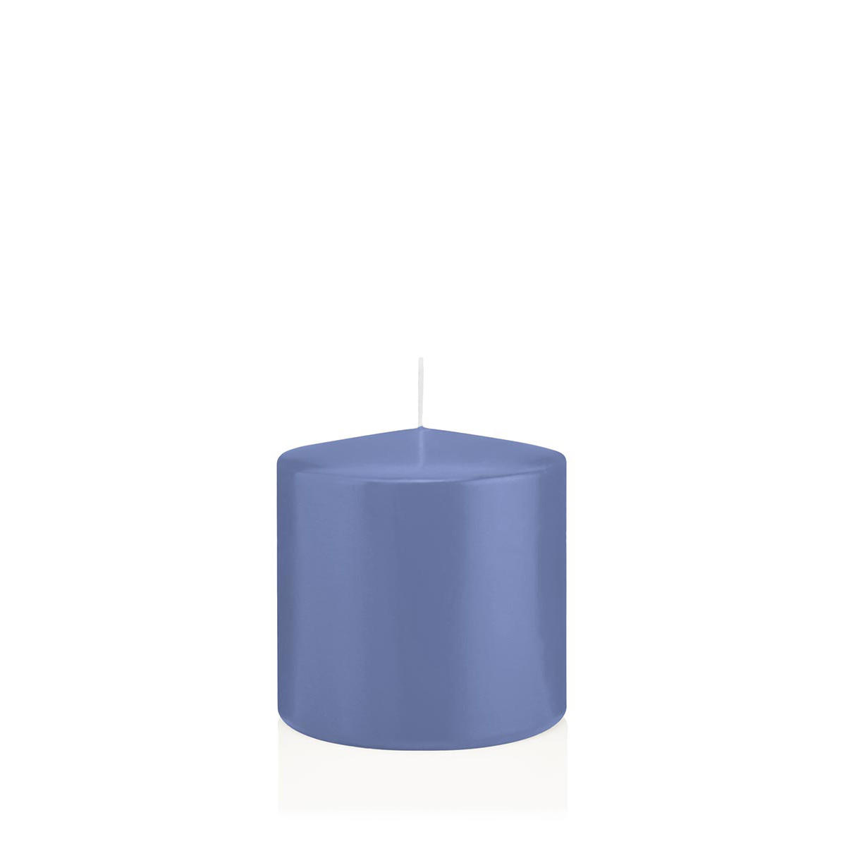 Wiedemann Kerzen Stumpenkerzen Blaugrau 10 cm