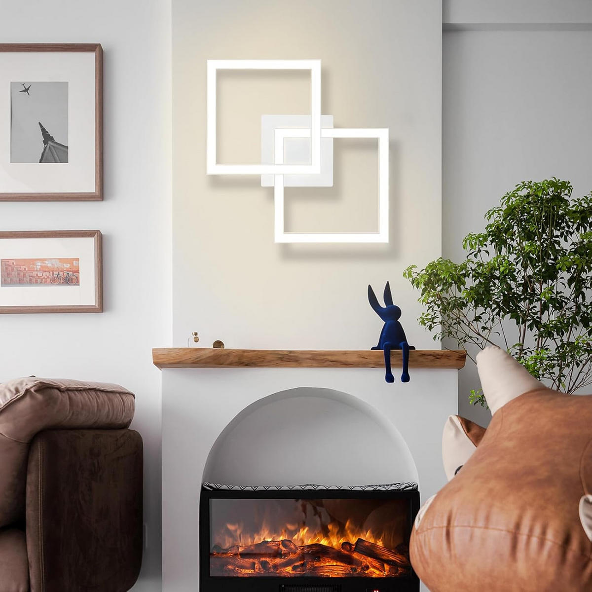 LED-DECKENLEUCHTE Lichtvahn 6/47/29.5 cm - Weiß, Metall (29.5/6/47cm) - ZMH