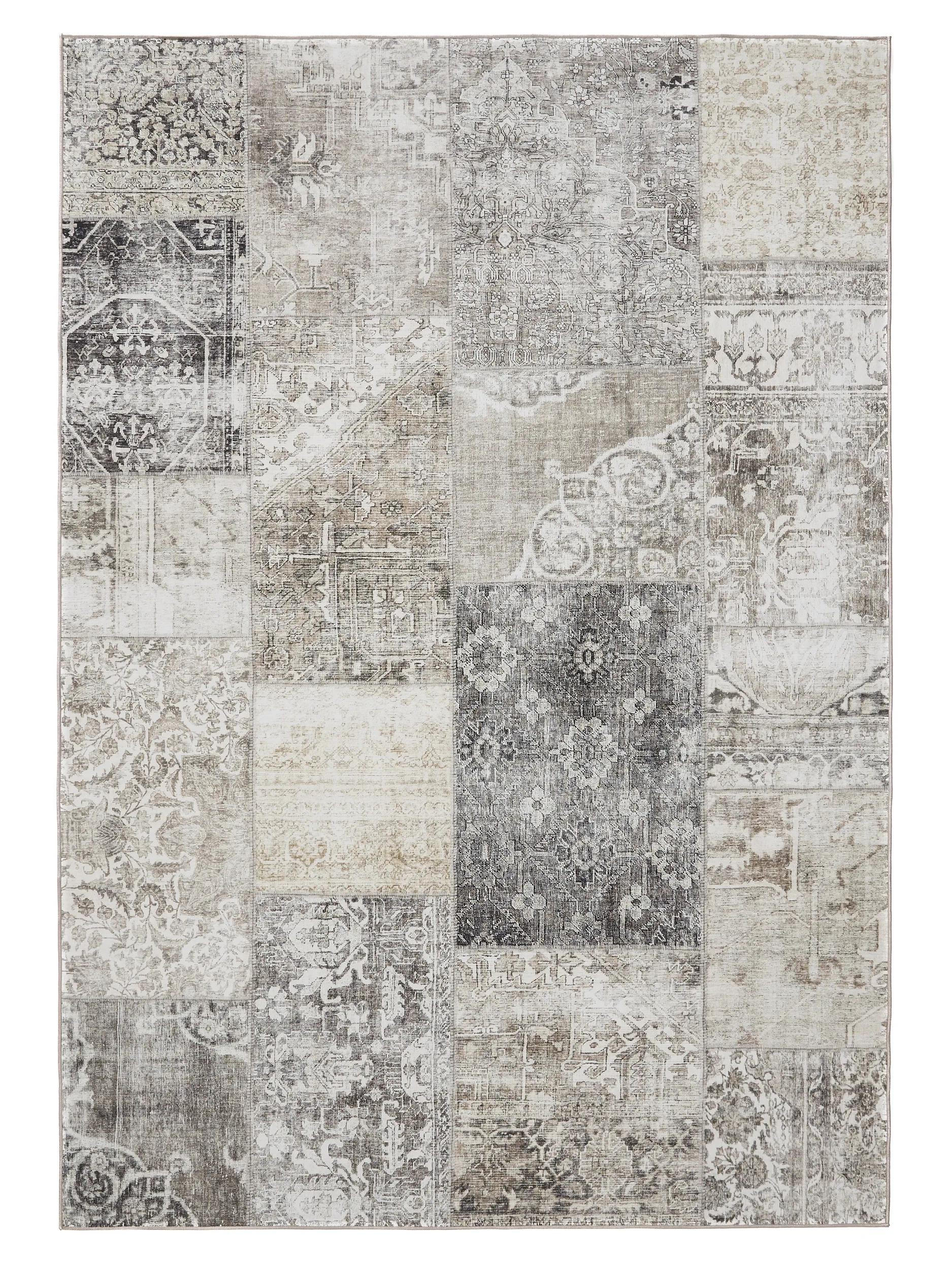 PRALNA preproga George siva 160x230 cm - siva, umetna masa (160/230cm) - benuta