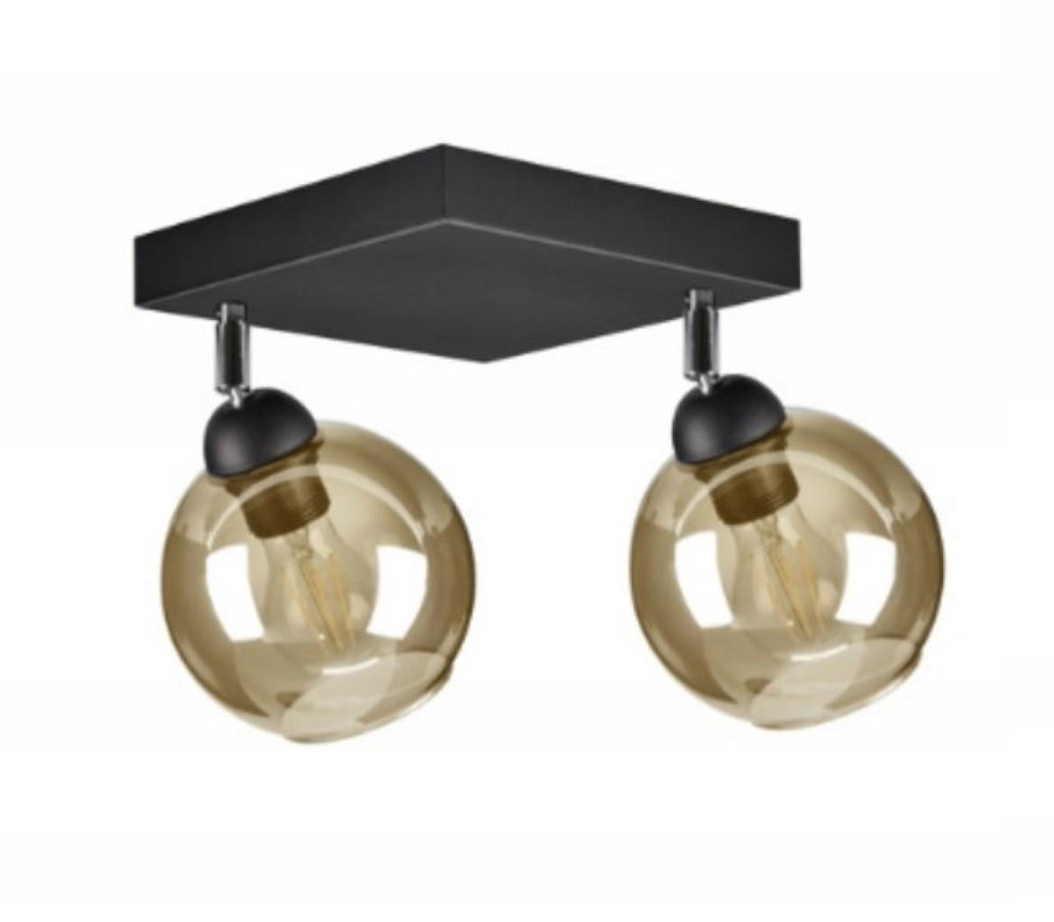 DECKENLEUCHTE HAGEN - Honig, Glas/Metall (21/21/21cm) - kiki design