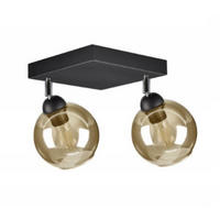 DECKENLEUCHTE HAGEN - Honig, Glas/Metall (21/21/21cm) - kiki design