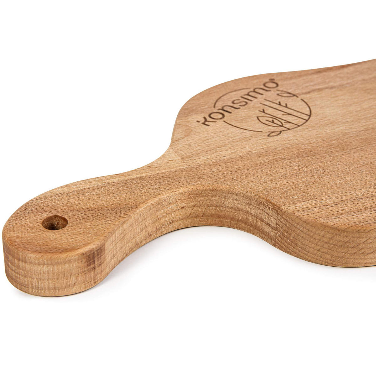 SCHNEIDEBRETT Holz Buche geölt LIVO 3-tlg - Buchefarben, Holz (23/49cm) - KONSIMO®