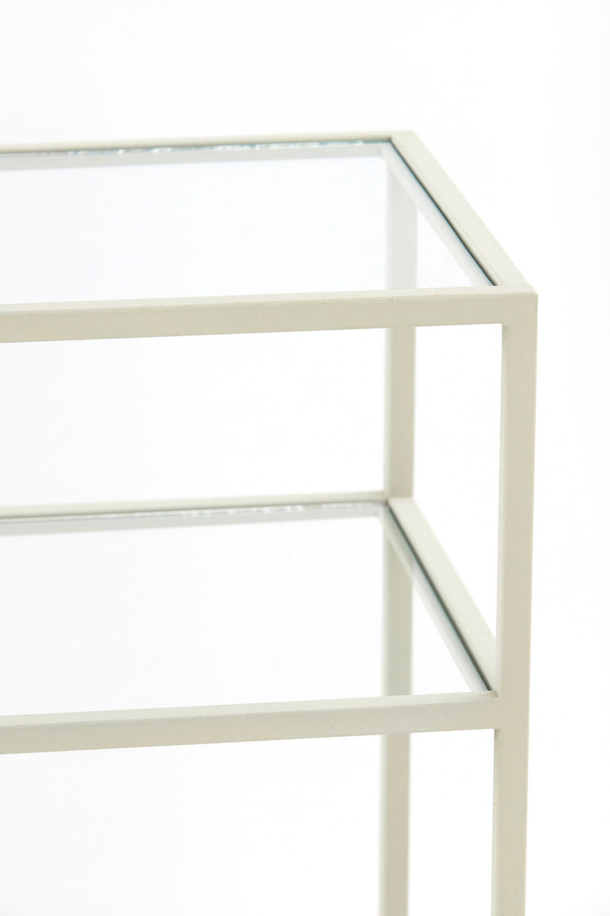KONSOLENTISCH Aino Weiß 140/35/80 cm - Weiß, Metall (140/35/80cm) - Light & Living