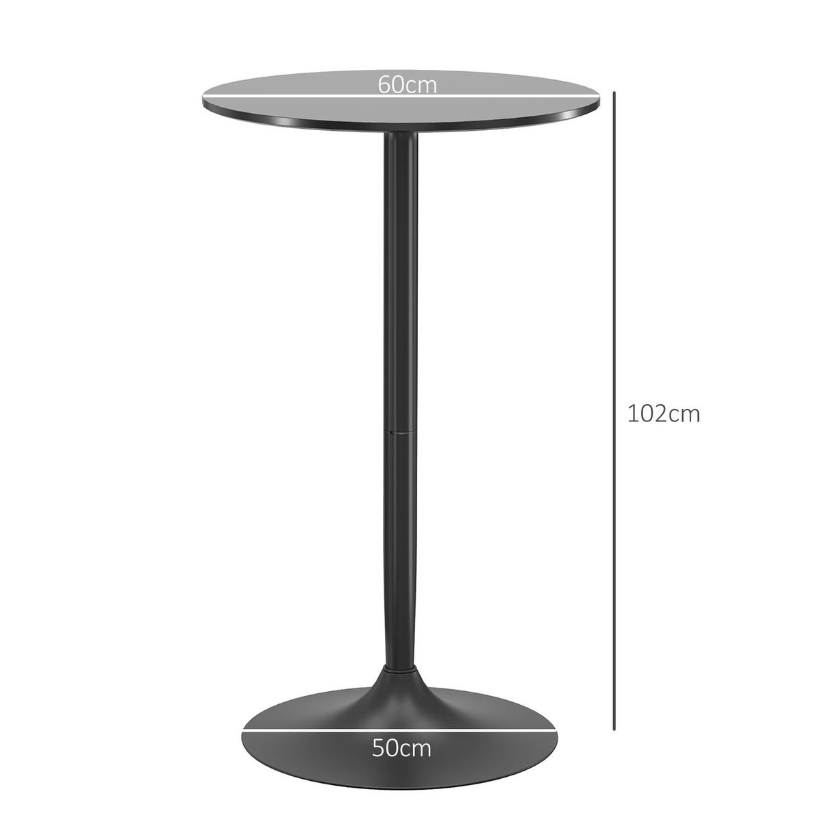 BARTISCH Schwarz 60.0/60.0/102.0cm - Schwarz, Holzwerkstoff (60/60/102cm)