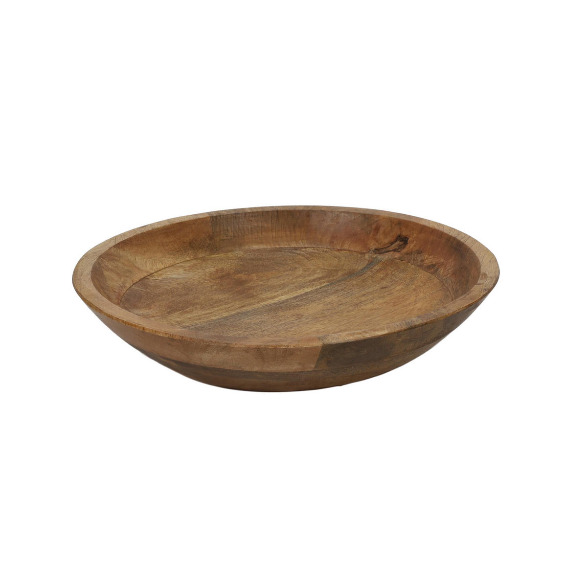 DEKOSCHÜSSEL aus Mangoholz Braun 40/40/7 cm - Braun, Holz (40/7cm) - Excellent Houseware