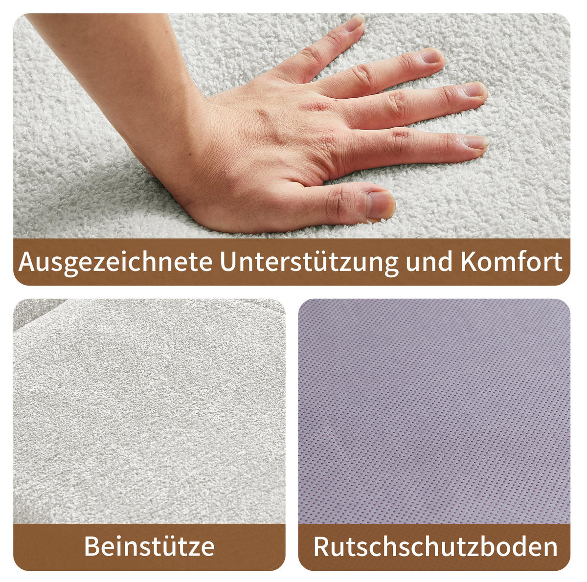 POLSTERSESSEL 94/110/79 cm aus Samt in Weiß – fertig montiert - Weiß, Textil (110/79/94cm) - BEAOK