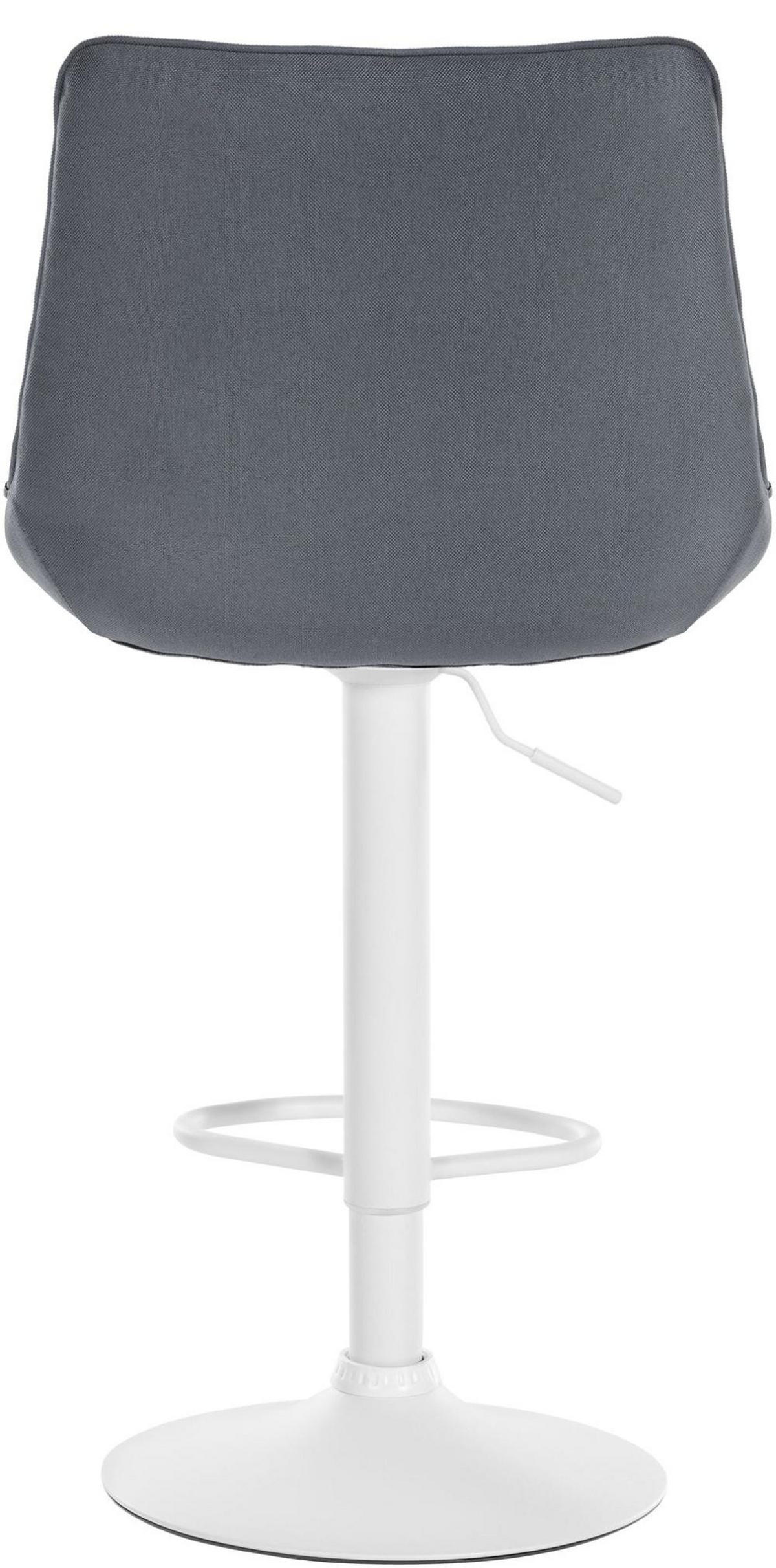 BARHOCKER 2er Set Stoff grau - Grau, Textil/Metall (49.5/91/50cm) - CLP