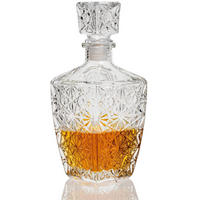 WHISKEY-KARAFFE Whiskey Karaffe - 800 ml - Transparent, Glas (0.8L) - Sareva