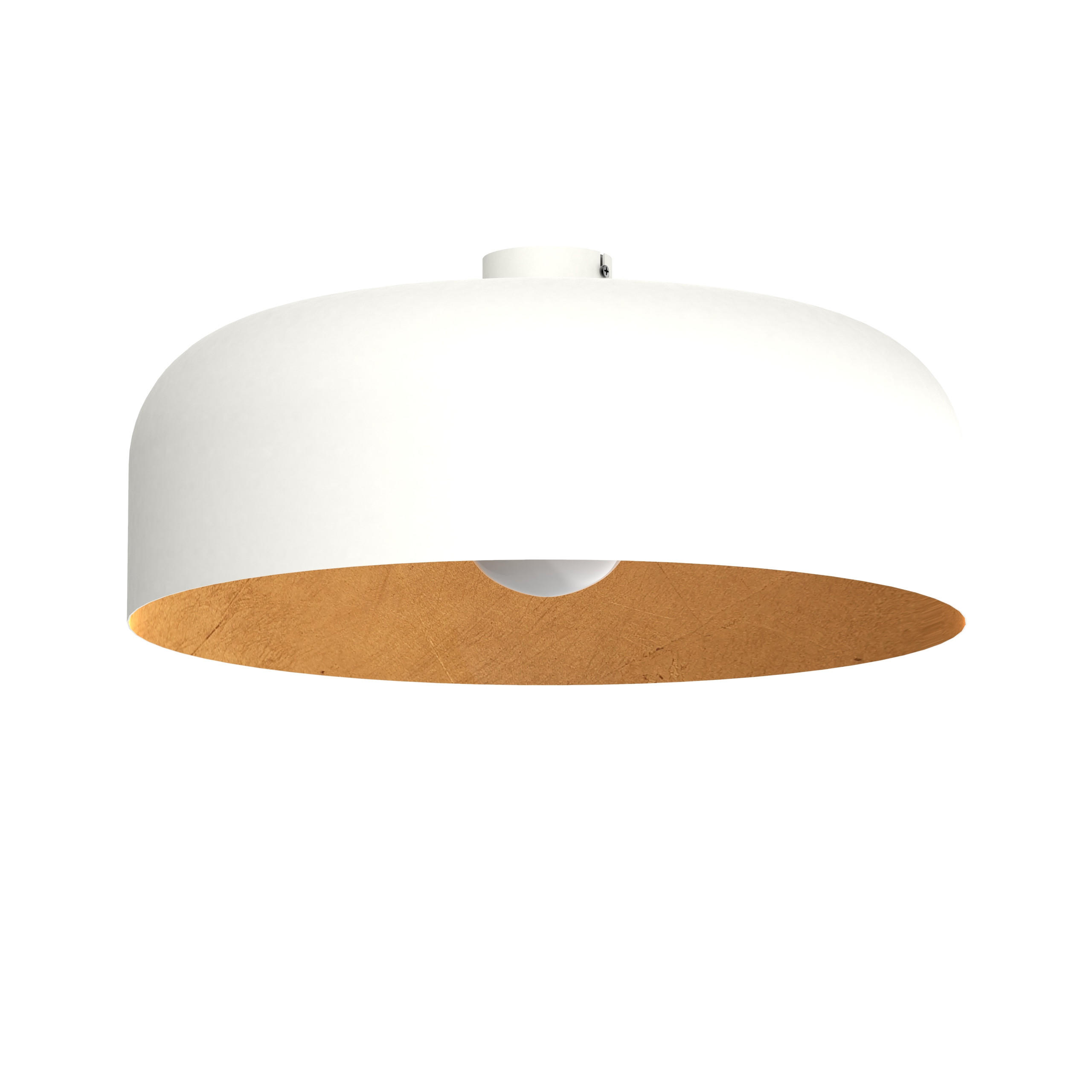 DECKENLEUCHTE Tuzzi - Goldfarben, Metall (50/50/14cm) - Lumicom