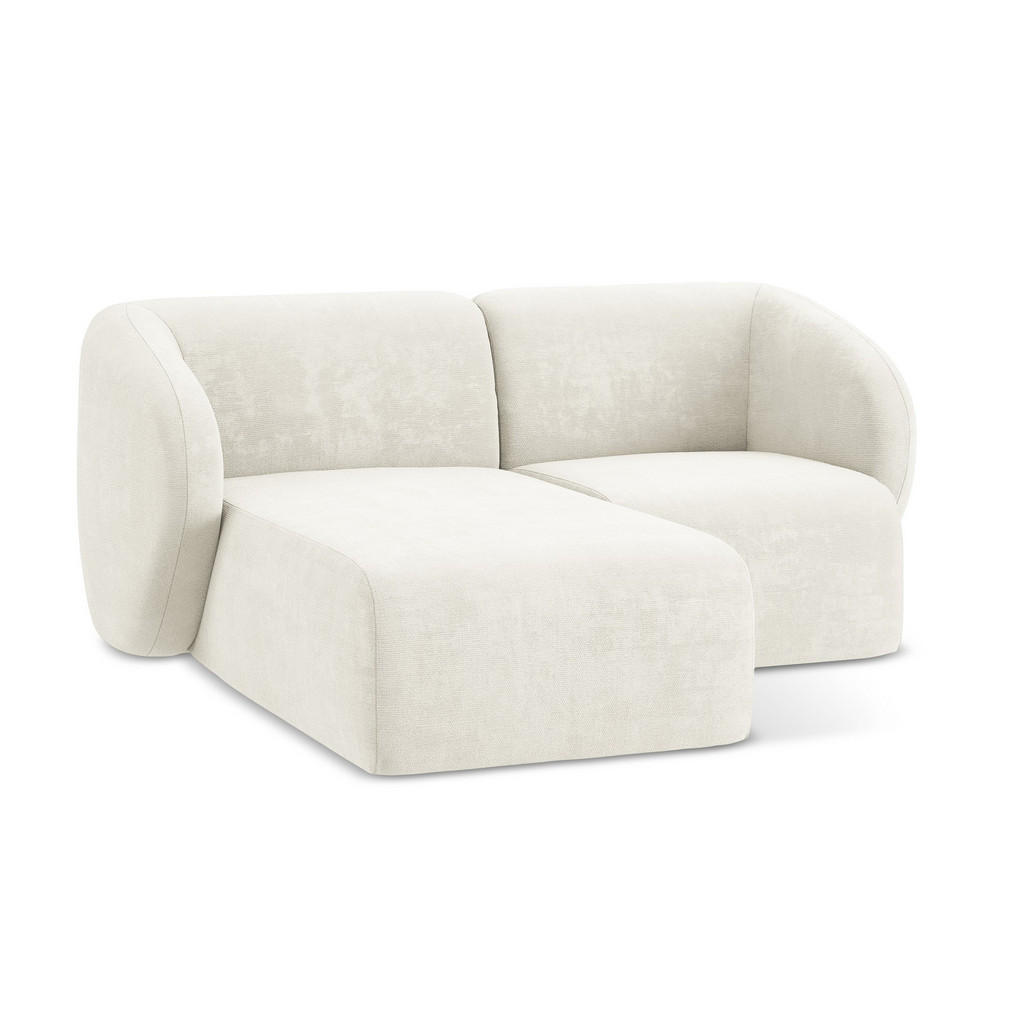 Thumbnail - Makamii Ecksofa, Weiß, Textil, Holzwerkstoff, 178x166 cm, Hergestellt in Europa, Oeko-Tex®, Wohnzimmer, Sofas & Couches,...