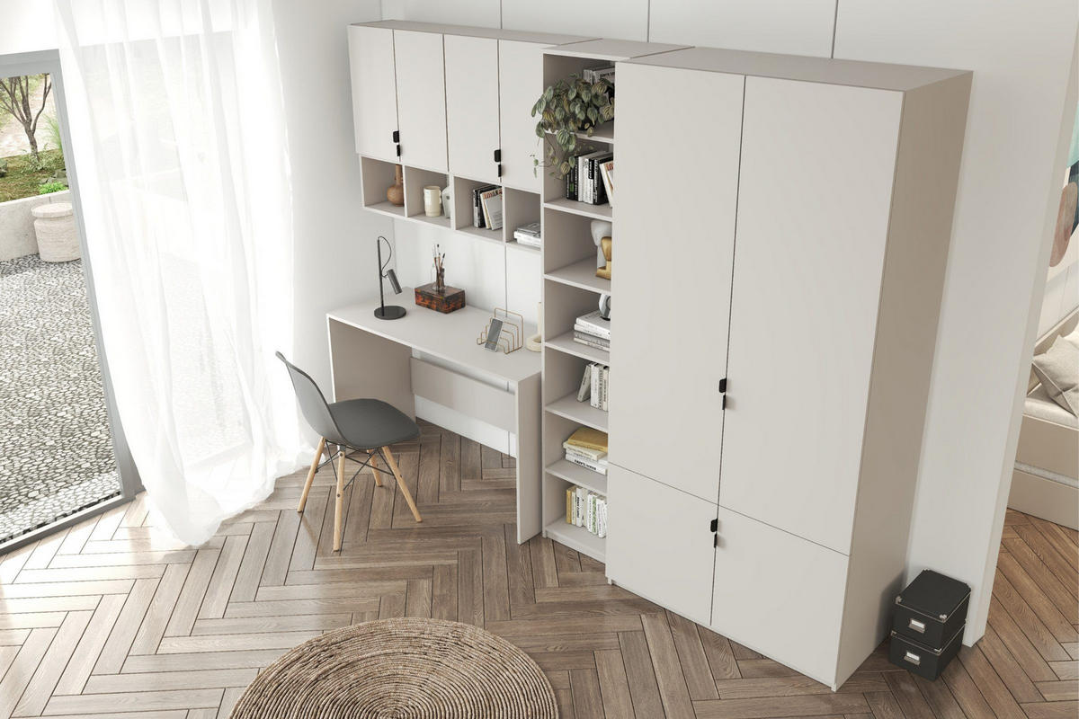 JUGENDZIMMER MANO A 7-teilig in Kaschmir - Kaschmir, Holzwerkstoff (260/200/50cm) - Deine Möbel 24