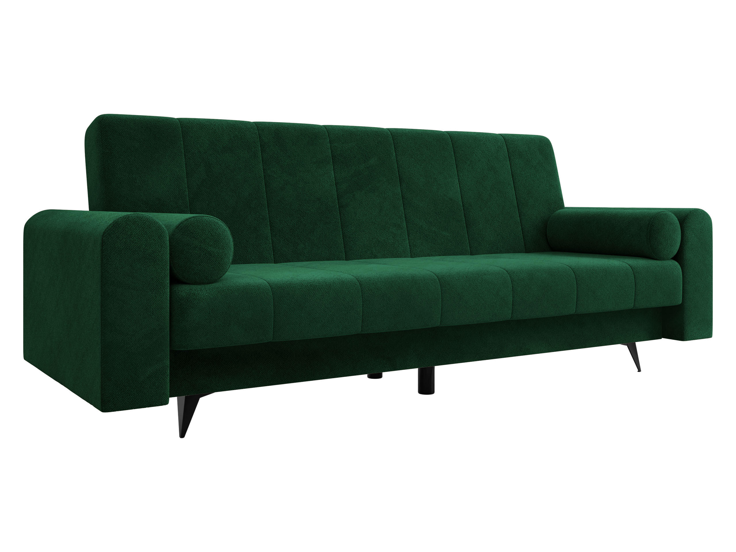 SCHLAFSOFA Zuri - Jadegrün/Schwarz, Holz/Textil (240/93/91cm) - MIRJAN24