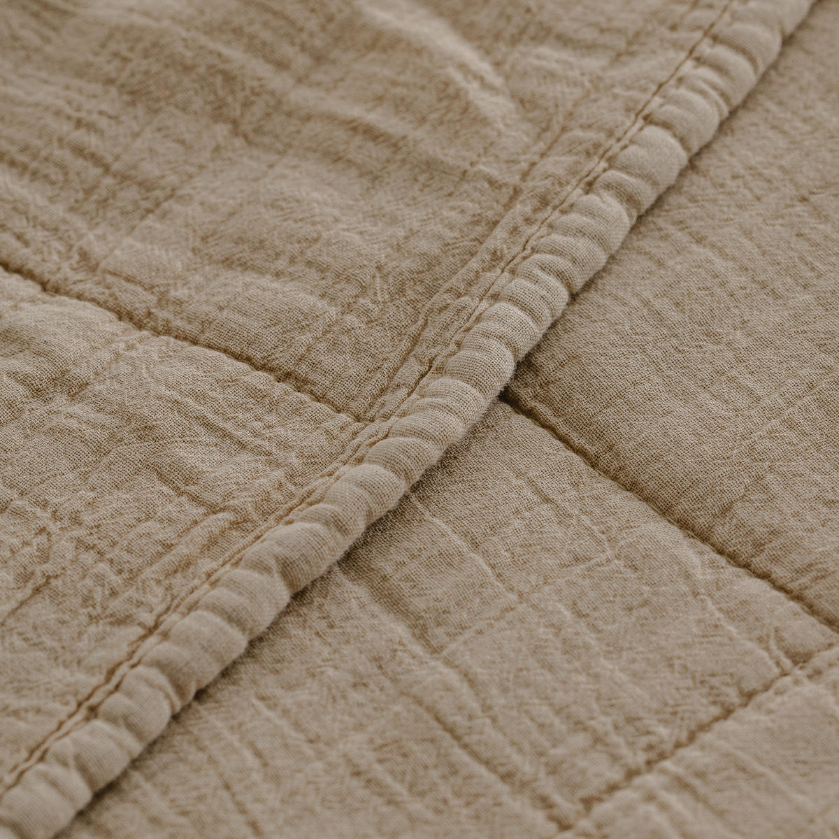 TAGESDECKE Meade - Beige, Textil (200/220cm) - home&you
