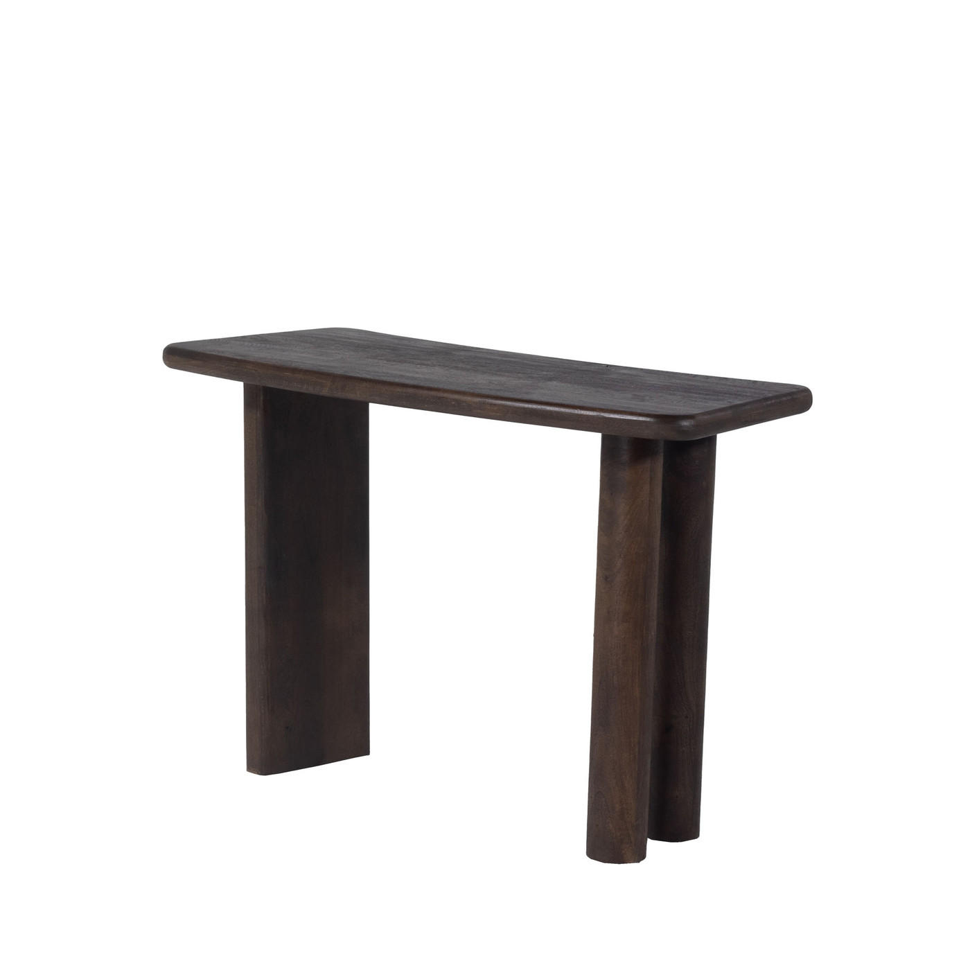 KONSOLENTISCH aus Mangoholz 113cm, braun - Braun, Holz (113/44/76cm) - Giga Meubel