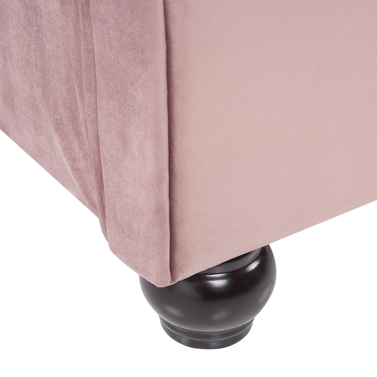 WASSERBETT 160/200cm Rosa Avallon - Pink, Textil (160/200cm) - Beliani
