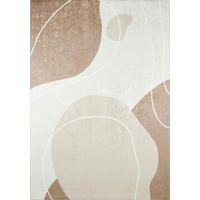 TEPPICH mit abstraktem Muster in Beige Grege 160x230 cm - Beige, Textil (160/230cm) - Nazar Rugs
