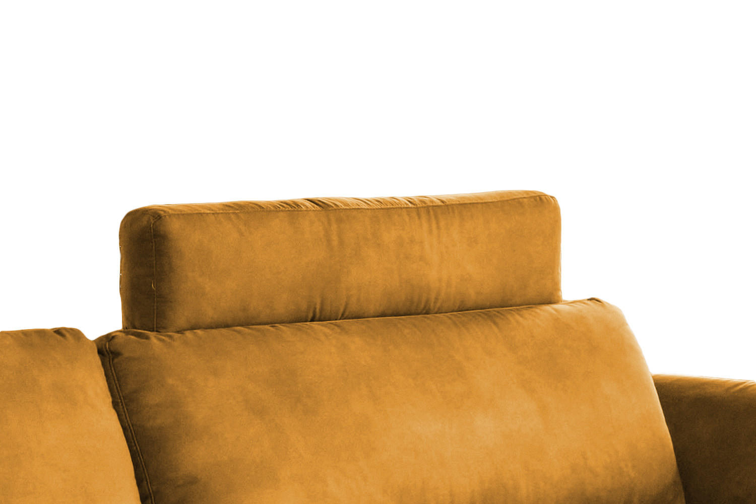 KOPFSTÜTZE MALTA Gold Webstoff - Goldfarben, Textil (100/23/15cm) - KAWOLA