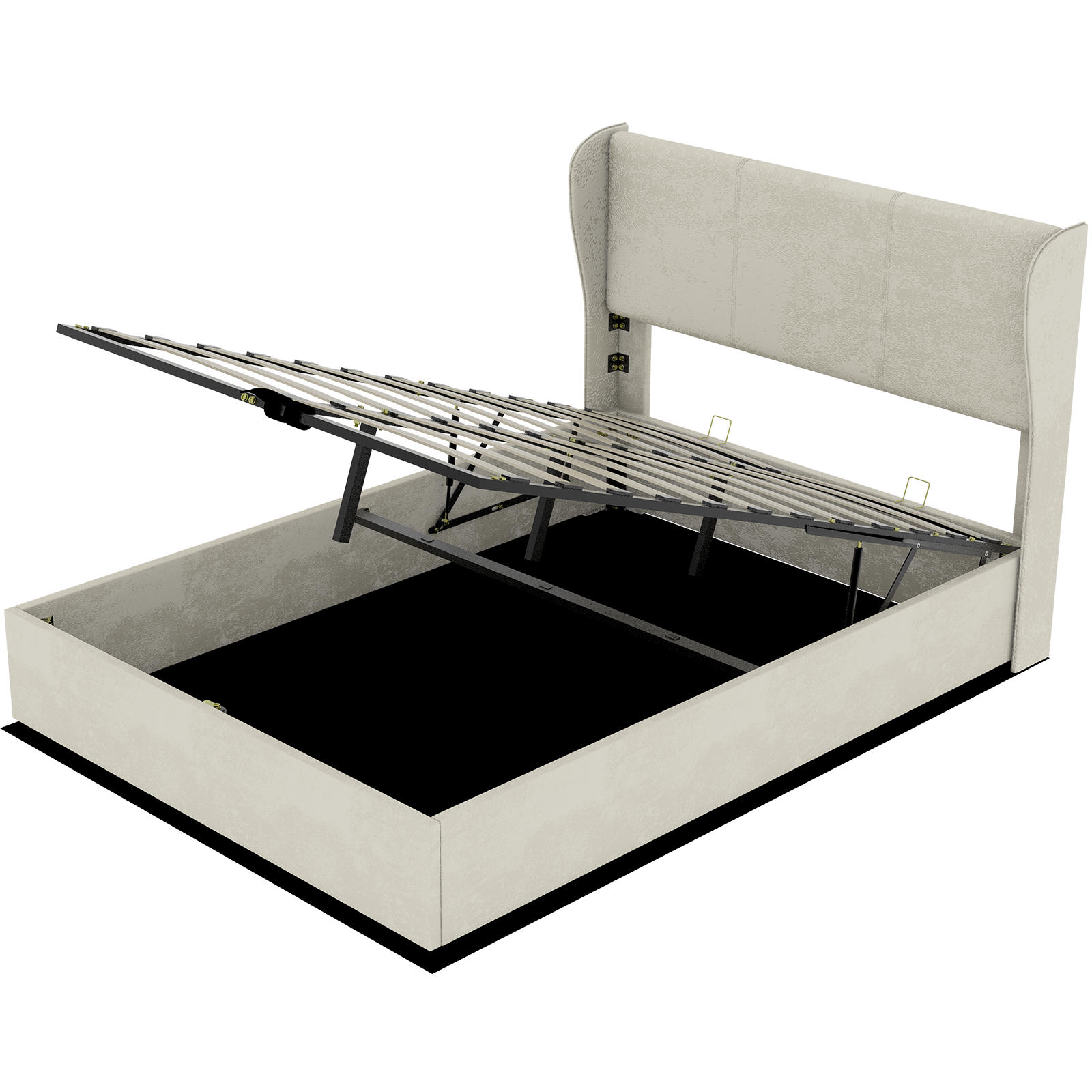 ComfortXL Stauraumbett Beige 160x200 cm