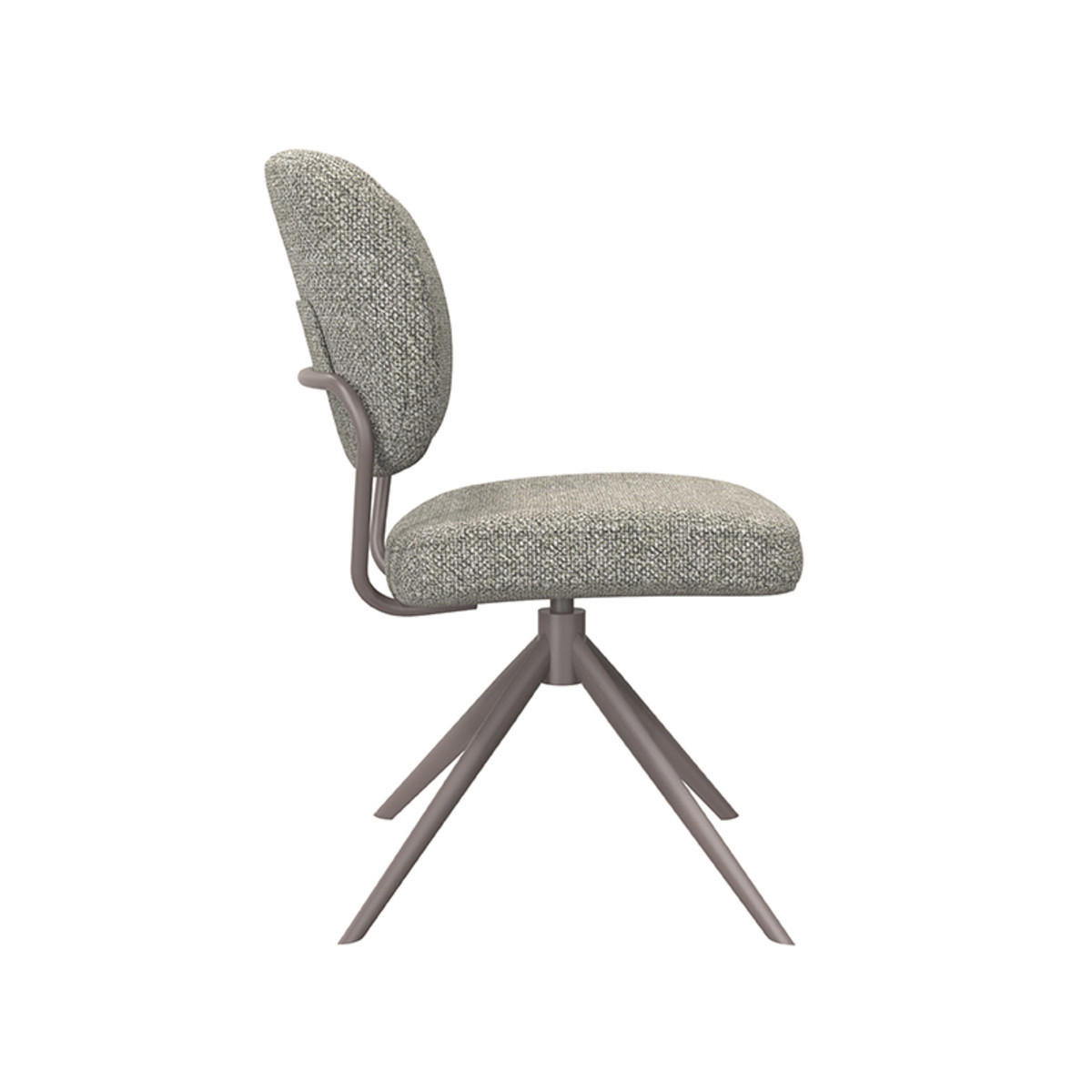 ESSZIMMERSTUHL Geneva Grau 63/49/90 cm 2er-Set - Grau, Textil (49/90/63cm) - LABEL51