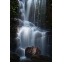 FOTOTAPETE Wasserfall 375 x 270 cm - Braun, Papier (375/270cm) - Sanders & Sanders