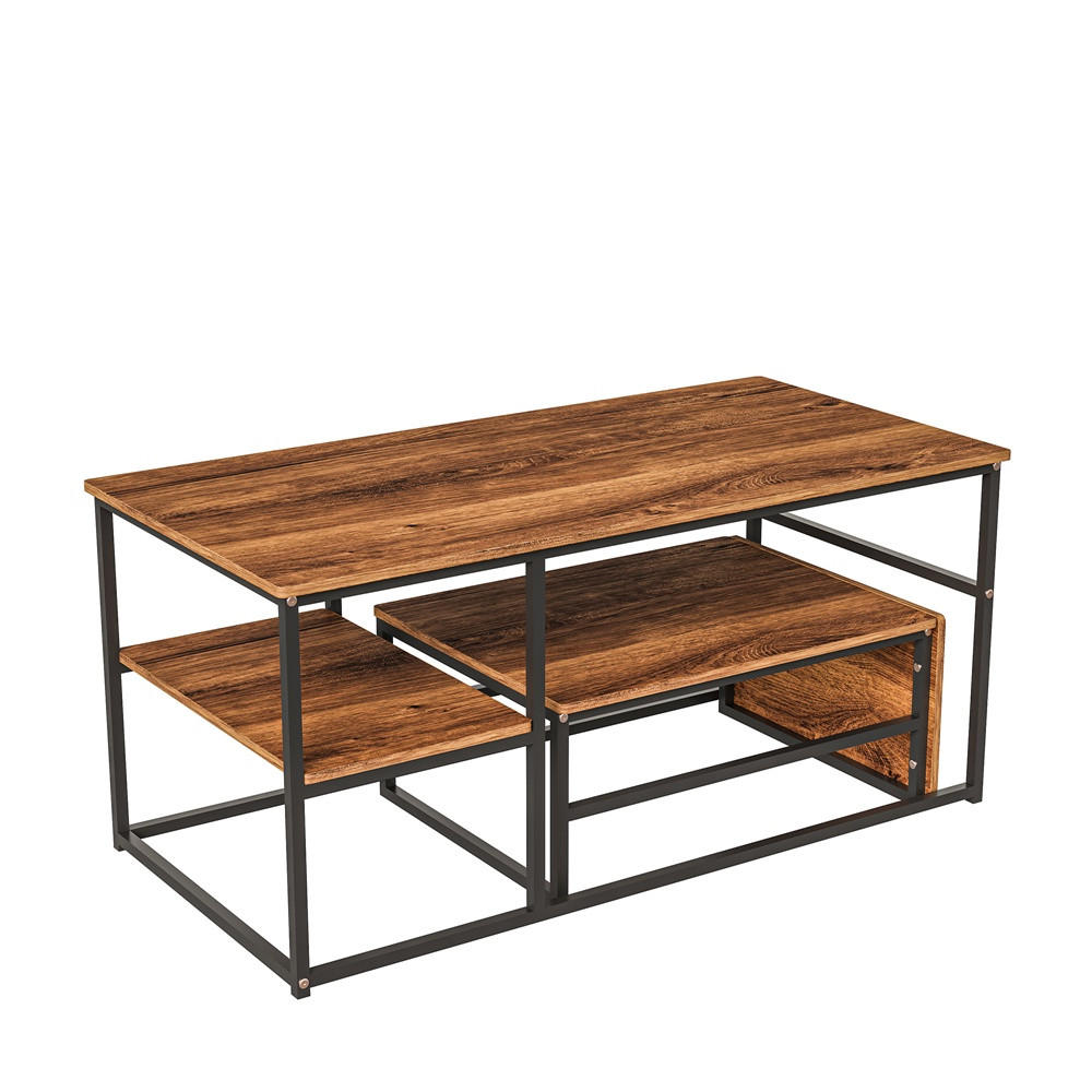 Delfa Couchtisch Braun 105x48.5x52 cm
