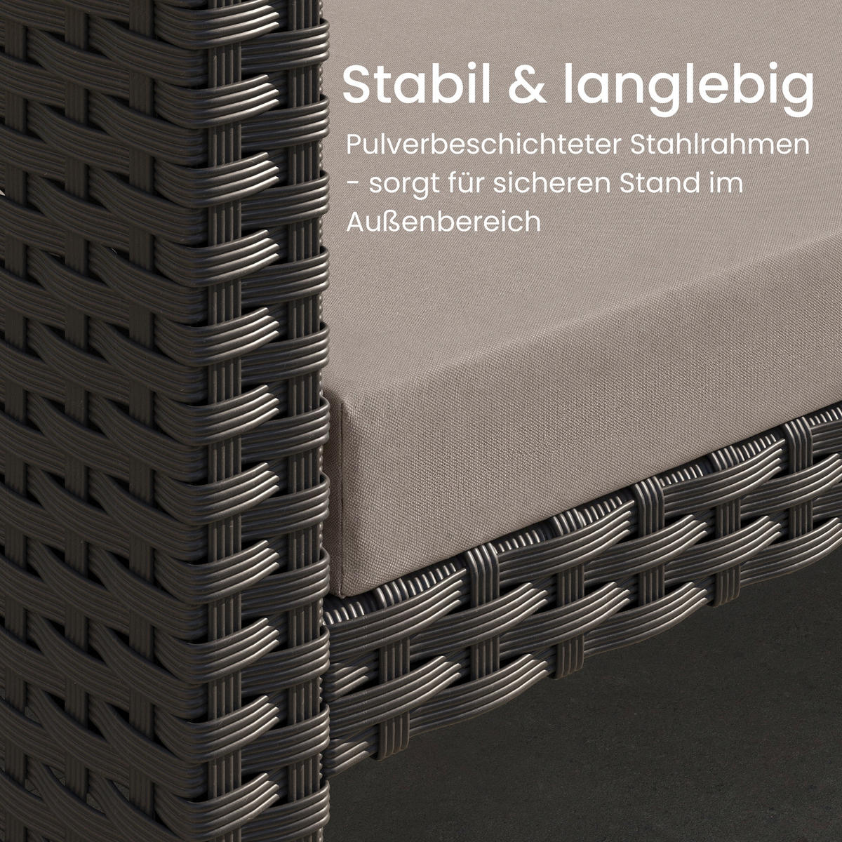 LOUNGEGARNITUR Dunkelbeige - Beige, Naturmaterialien - Home Collective