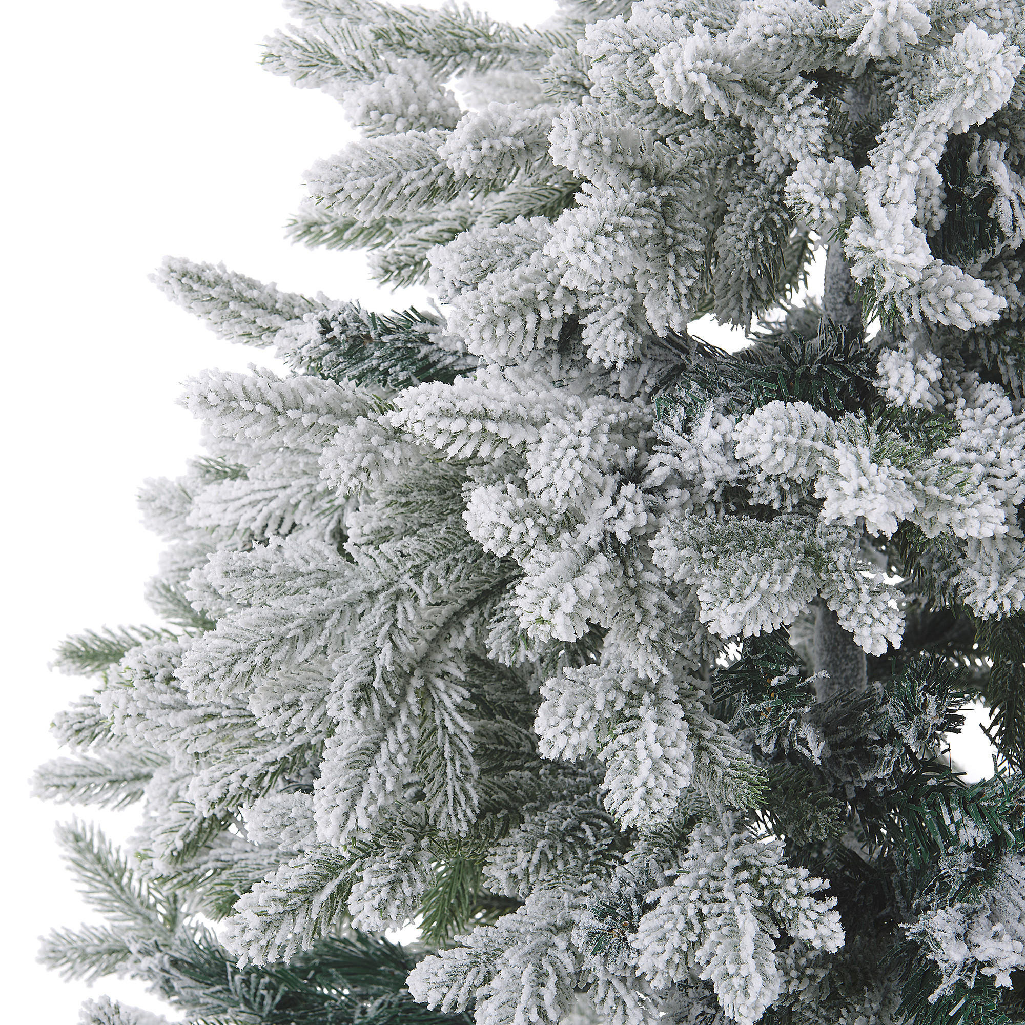 WEIHNACHTSBAUM 180 cm Weiß Foraker - Weiß, Kunststoff (180cm) - Beliani