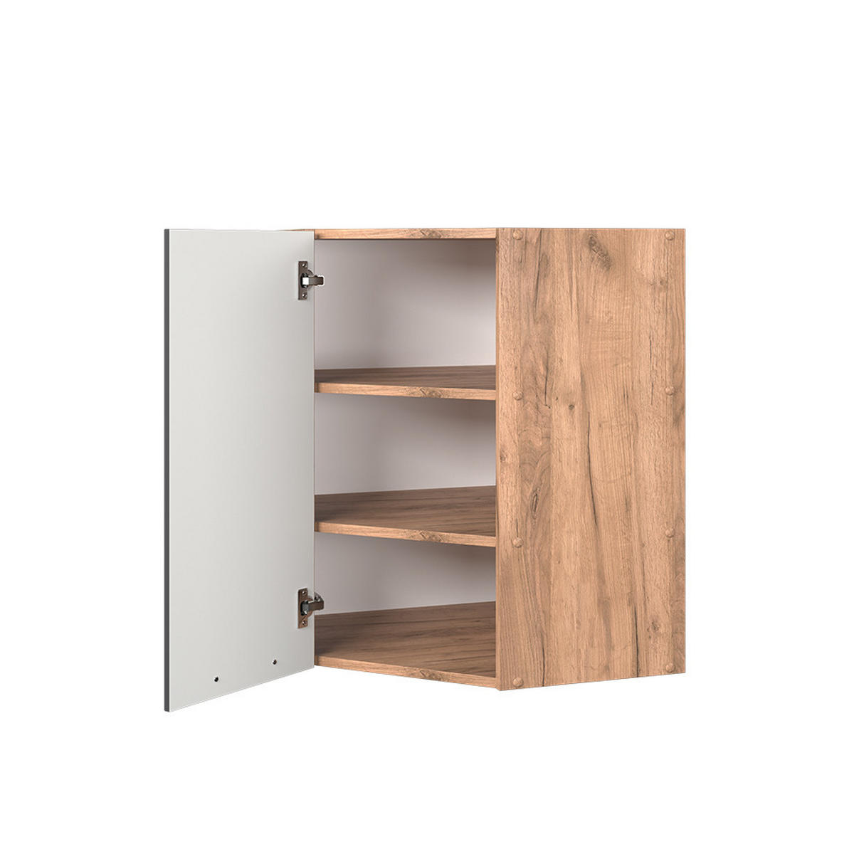 ROHOVÝ VĚŠÁK NA STĚNU Fame-Line Tmavě šedá 57 cm - medově dubová/tmavě šedá, kompozitní dřevo (57/72/34.1cm) - Vicco