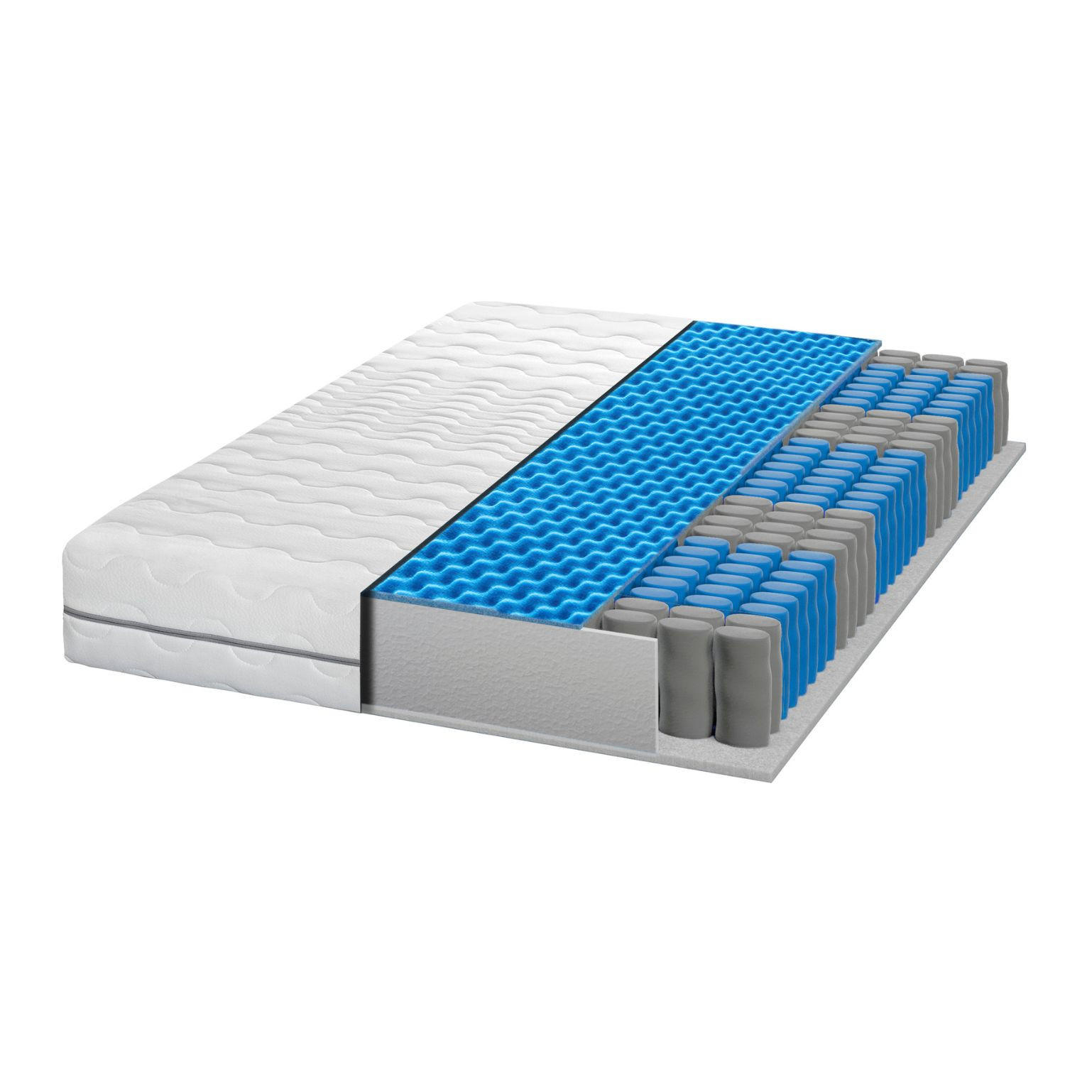 Sleepneo TASCHENFEDERKERNMATRATZE 21cm hoch, Härtegrad H4 & H3 