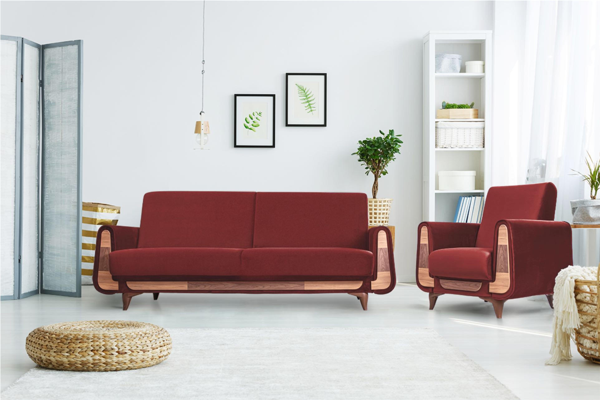 SESSEL GUSTAVO mit Armlehnen, braun - Dunkelbraun/Braun, Holz/Holzwerkstoff (83/95/92cm) - KONSIMO®