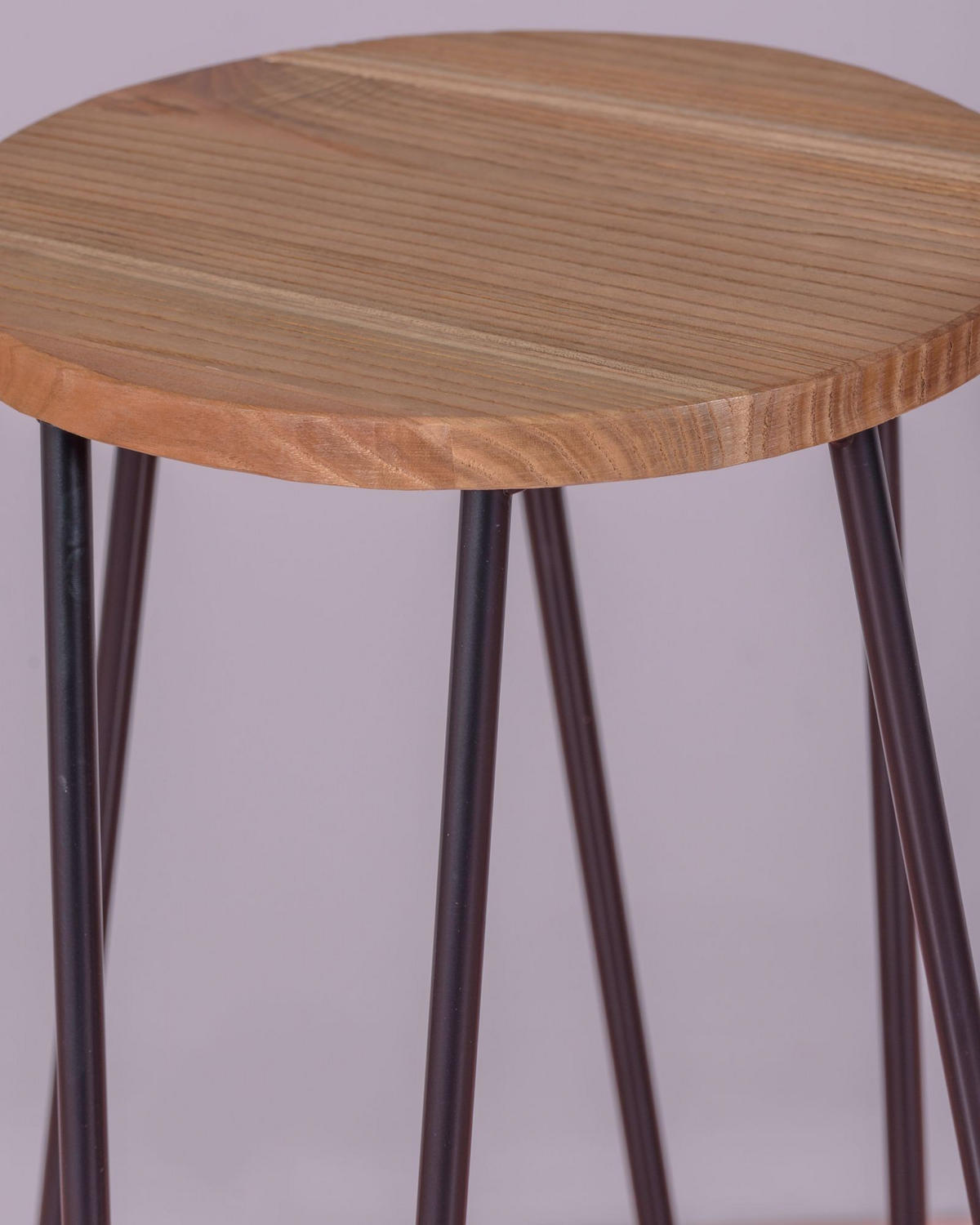 HOCKER Holz Schwarz - Schwarz, Holz (49/76/49cm) - Nest Dream