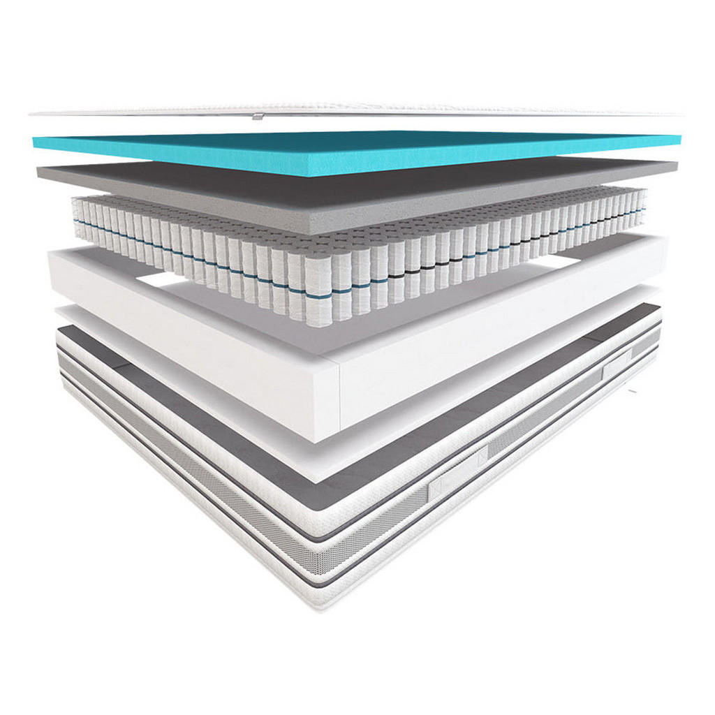 Thumbnail - Hilding Hybridmatratze, Weiß, Textil, H2, Füllung: Taschenfederkern, Rechteckig, 120x200 cm, Schlafzimmer, Matratzen Sho...