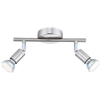 LED DECKENLEUCHTE Matrix Silber matt - Silberfarben, Metall (25.5/8.5/15cm)