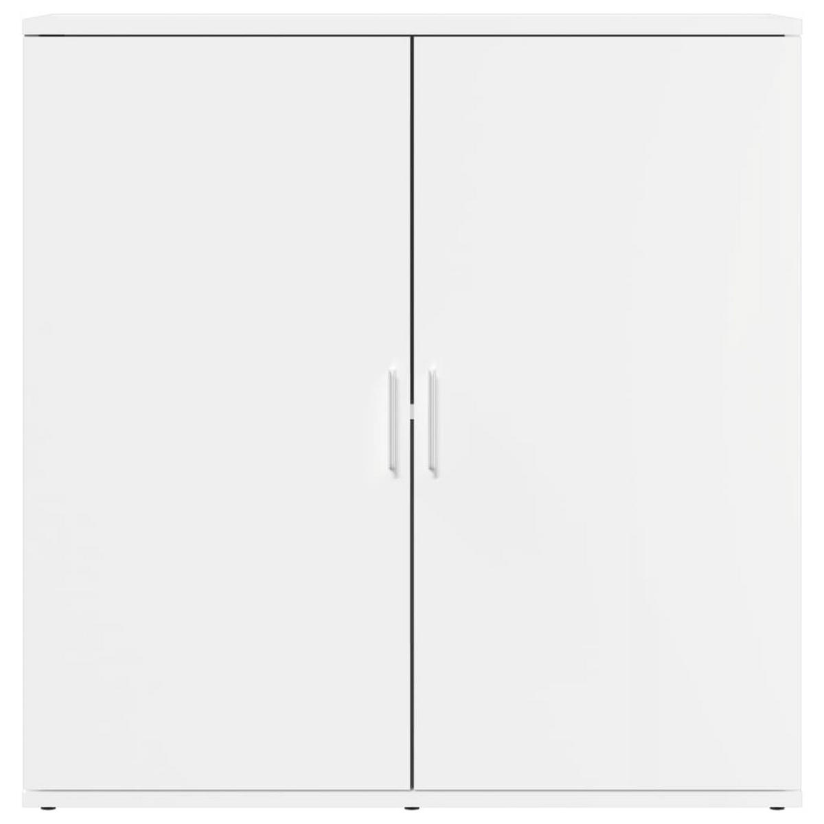 SIDEBOARD mit 2 Türen 79/38/80 cm aus Holzwerkstoff Weiß - Weiß, Holz (79/80/38cm) - vidaXL