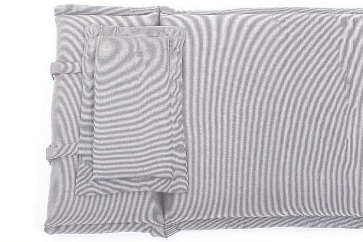 SESSELAUFLAGE ROG Outdoor-Stoff Taupe 120 cm - Taupe, Kunststoff/Textil (46/5/119cm) - riess-ambiente