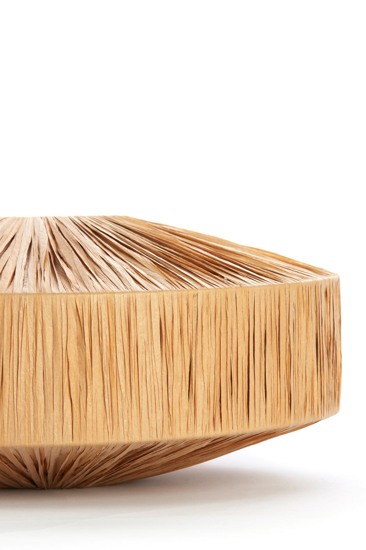 LAMPENSCHIRM Biljana Braun Ø43/20 cm - Braun, Textil (43/43/20cm) - Light & Living