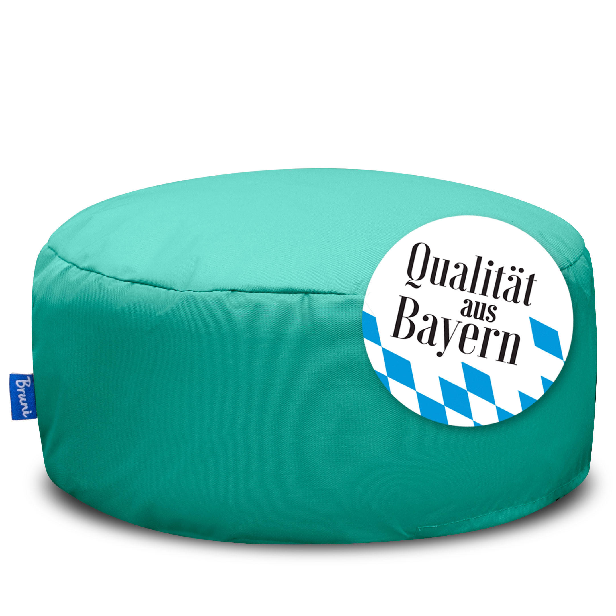 POUF M türkis - Türkis, Textil (500/200/500cm) - Bruni