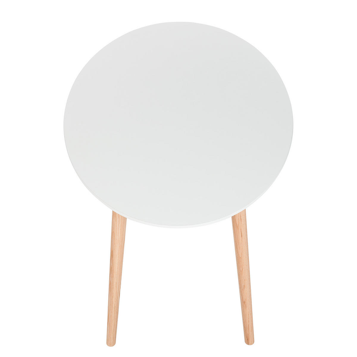 ESSTISCH oval - Eiche teilmassiv - Weiß, Holzwerkstoff (90/170/76cm) - home24