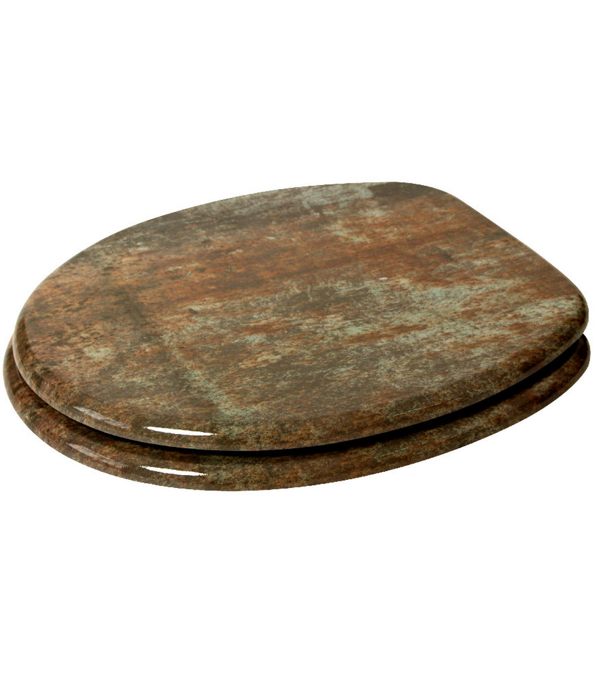 WC-SITZ mit Absenkautomatik Rusty - Braun, Holzwerkstoff (38/6/47cm) - Sanilo