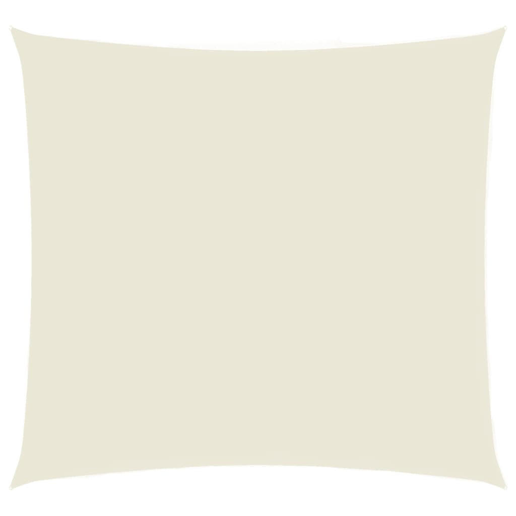 SONNENSEGEL Oxford-Gewebe Quadratisch 5x5 m Creme - Creme, Textil (500/500cm) - furnicato