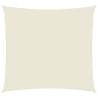 SONNENSEGEL Oxford-Gewebe Quadratisch 5x5 m Creme - Creme, Textil (500/500cm) - furnicato