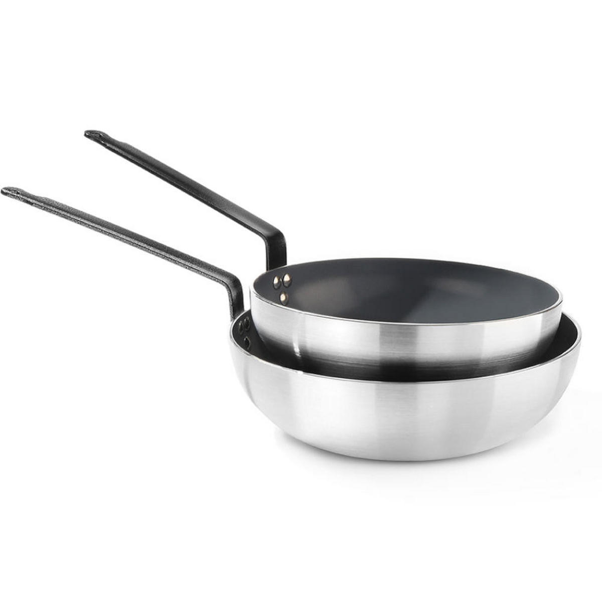 PFANNE 3441867 - Silberfarben, Metall (25/30/25cm) - Hendi
