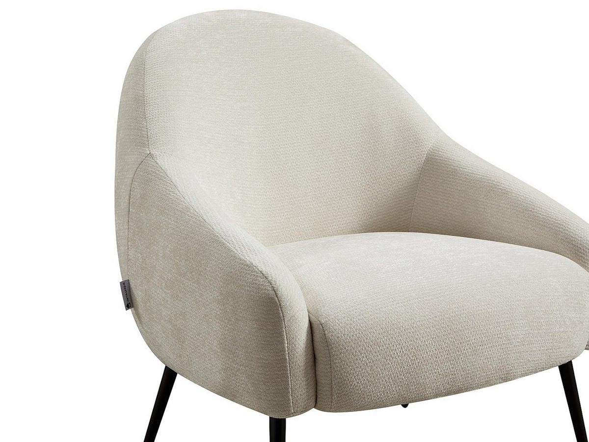 SESSEL mit gerader Rückenlehne - 1 Person - Stoff - Beige - - Beige, Textil (73.5/80/83cm) - Vente-Unique