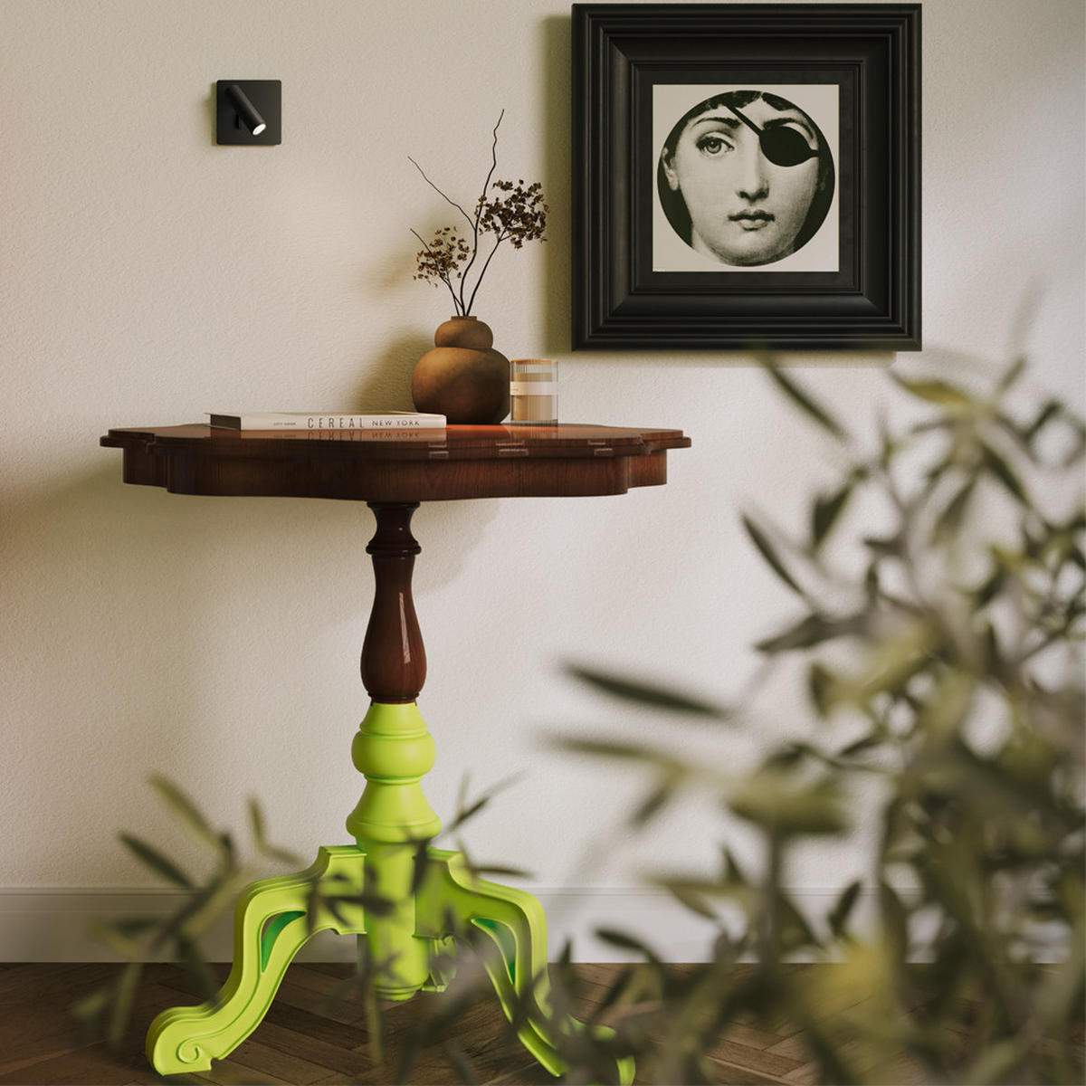 WANDLEUCHTE Mirax - Schwarz - 8.5/6.3/6.5 cm - Schwarz, Metall (6.3/6.5/8.5cm) - Maytoni