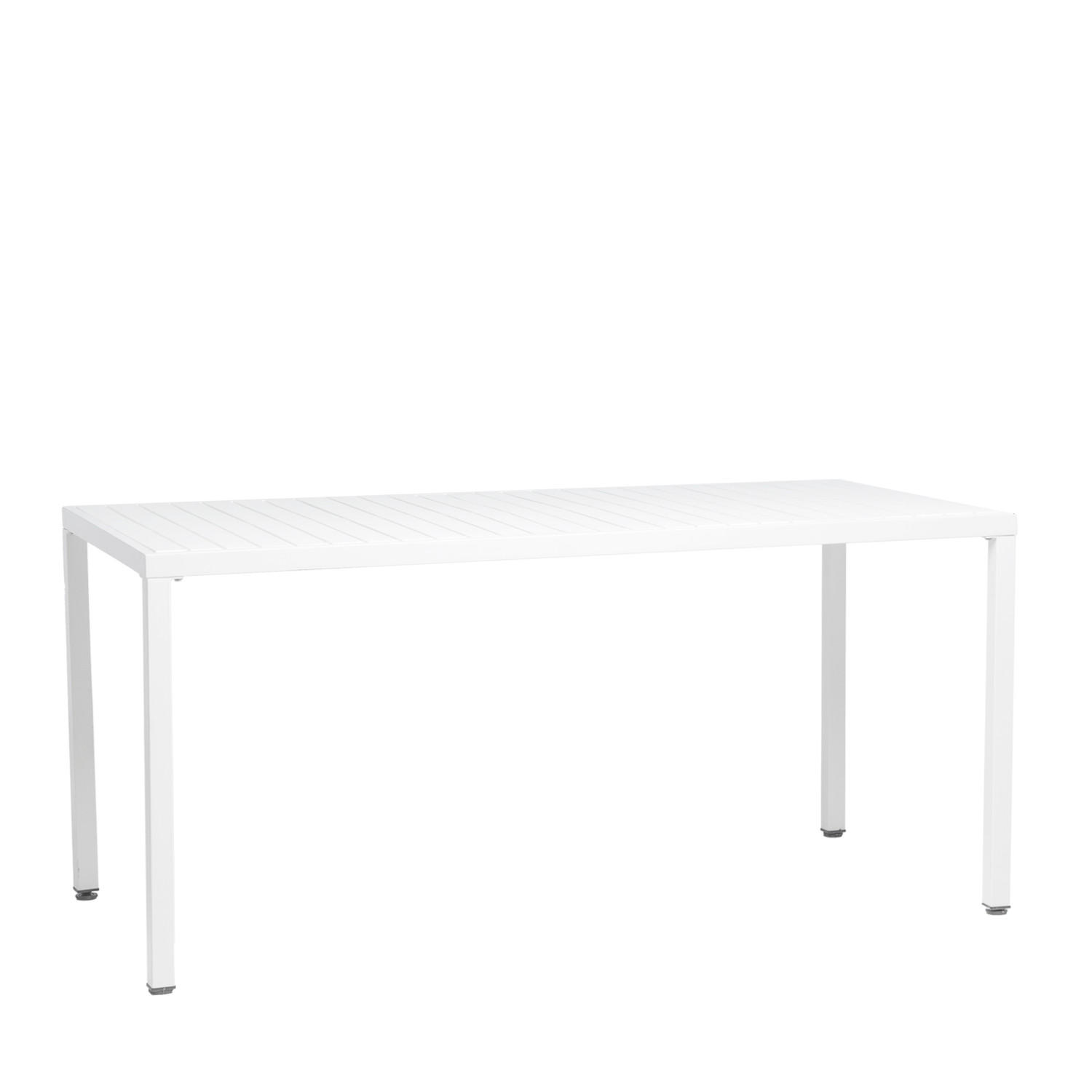 ESSTISCH Jastorf Weiß 165 cm x 76 cm - Weiß, Kunststoff (85/165/76cm)